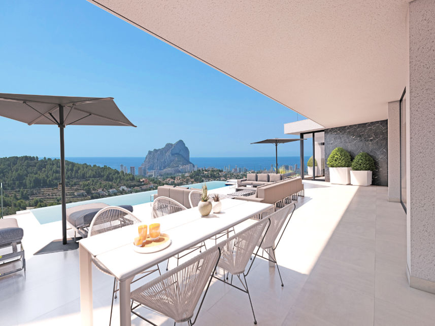 Luxury, New Sea View Villa, Calpe