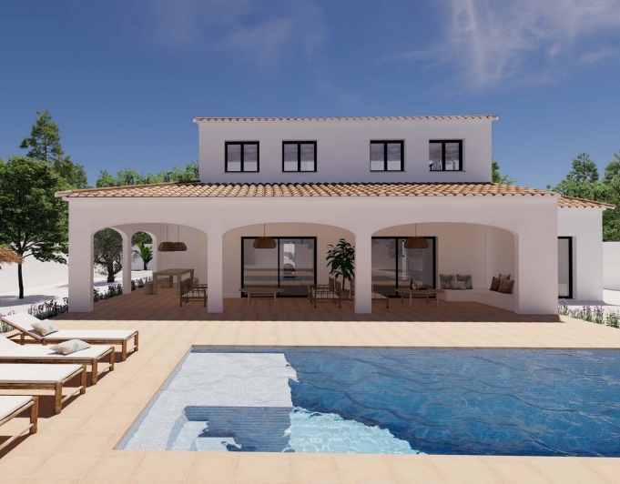 Traditional new build project for sale in Moraira