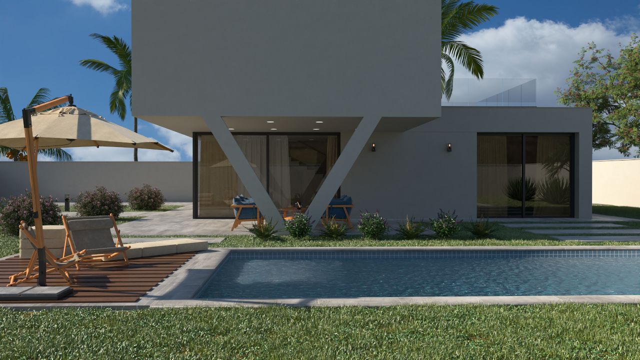 For Sale Ibizan-Style Villa Under Construction in Alcalalí