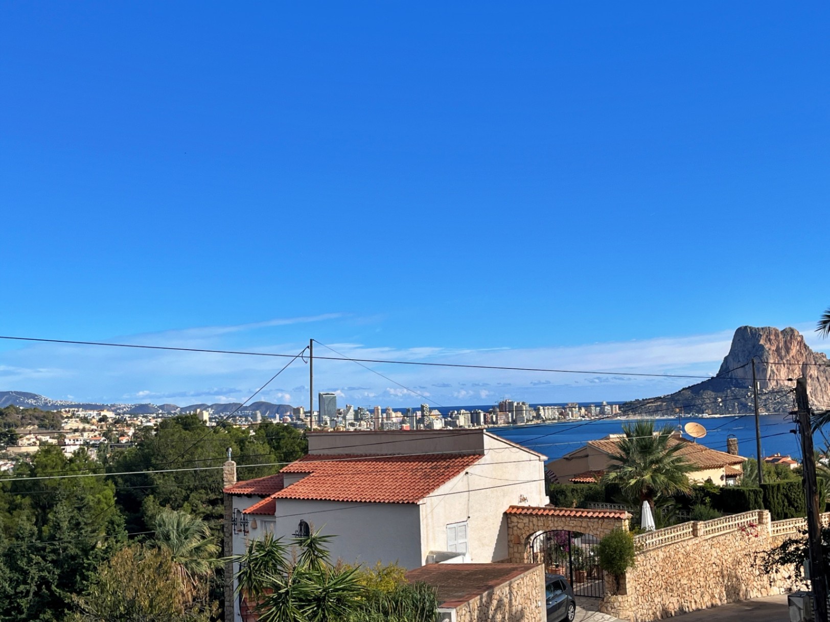 Detached Villa with Sea & Peñon Views for sale in Calpe