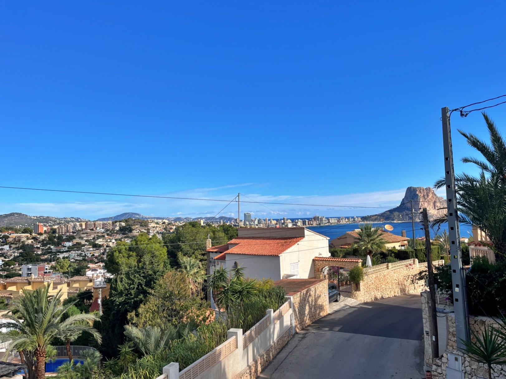Detached Villa with Sea & Peñon Views for sale in Calpe