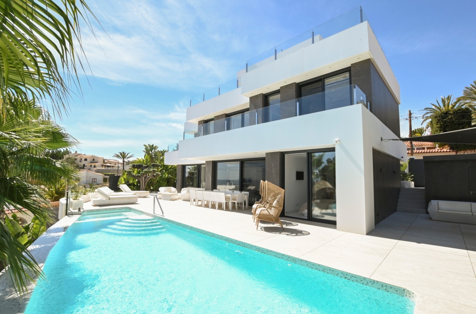 Luxury Villa with Panoramic Sea & Peñón de Ifach Views
