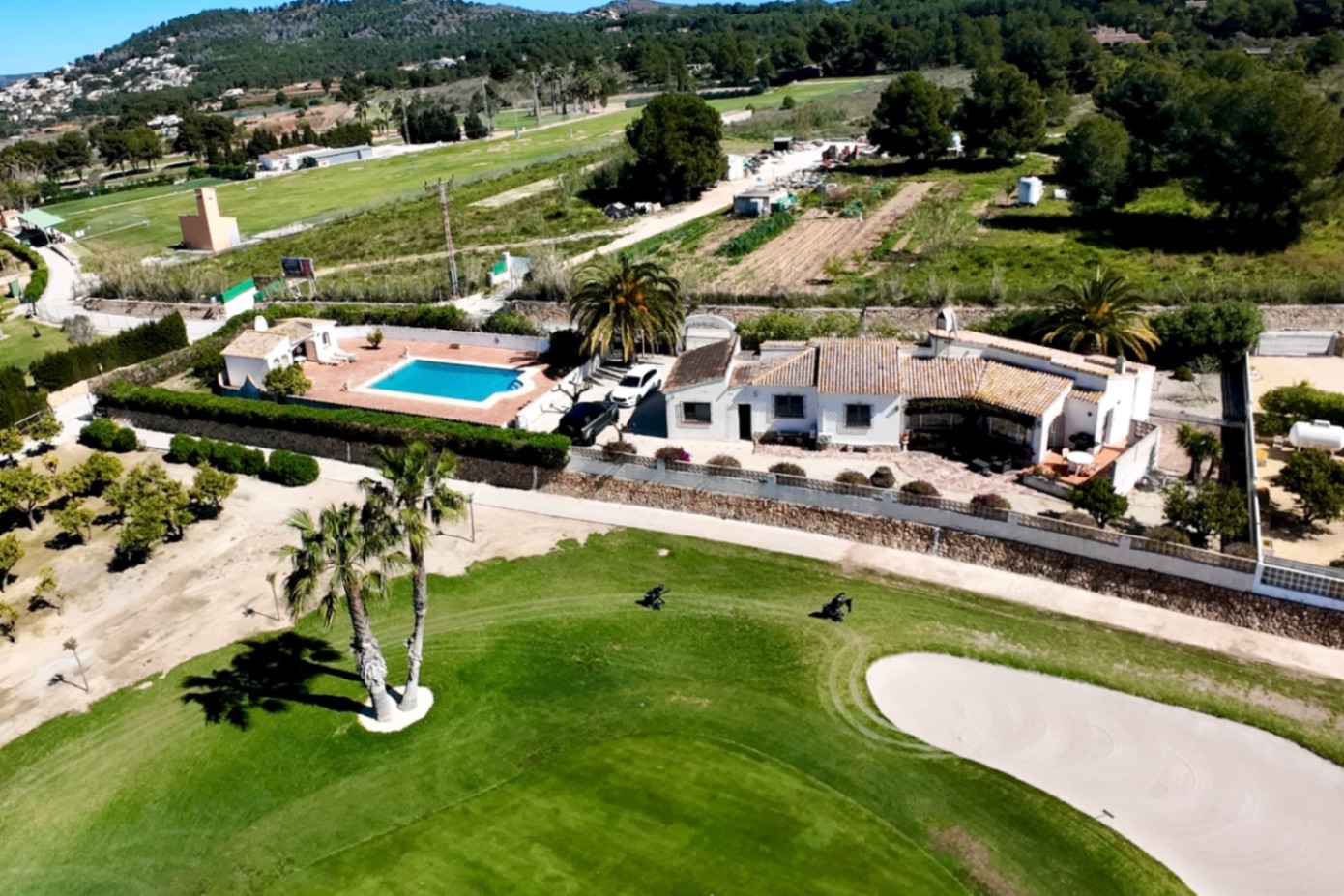 Villa en venta en Jávea con vistas al campo de golf.