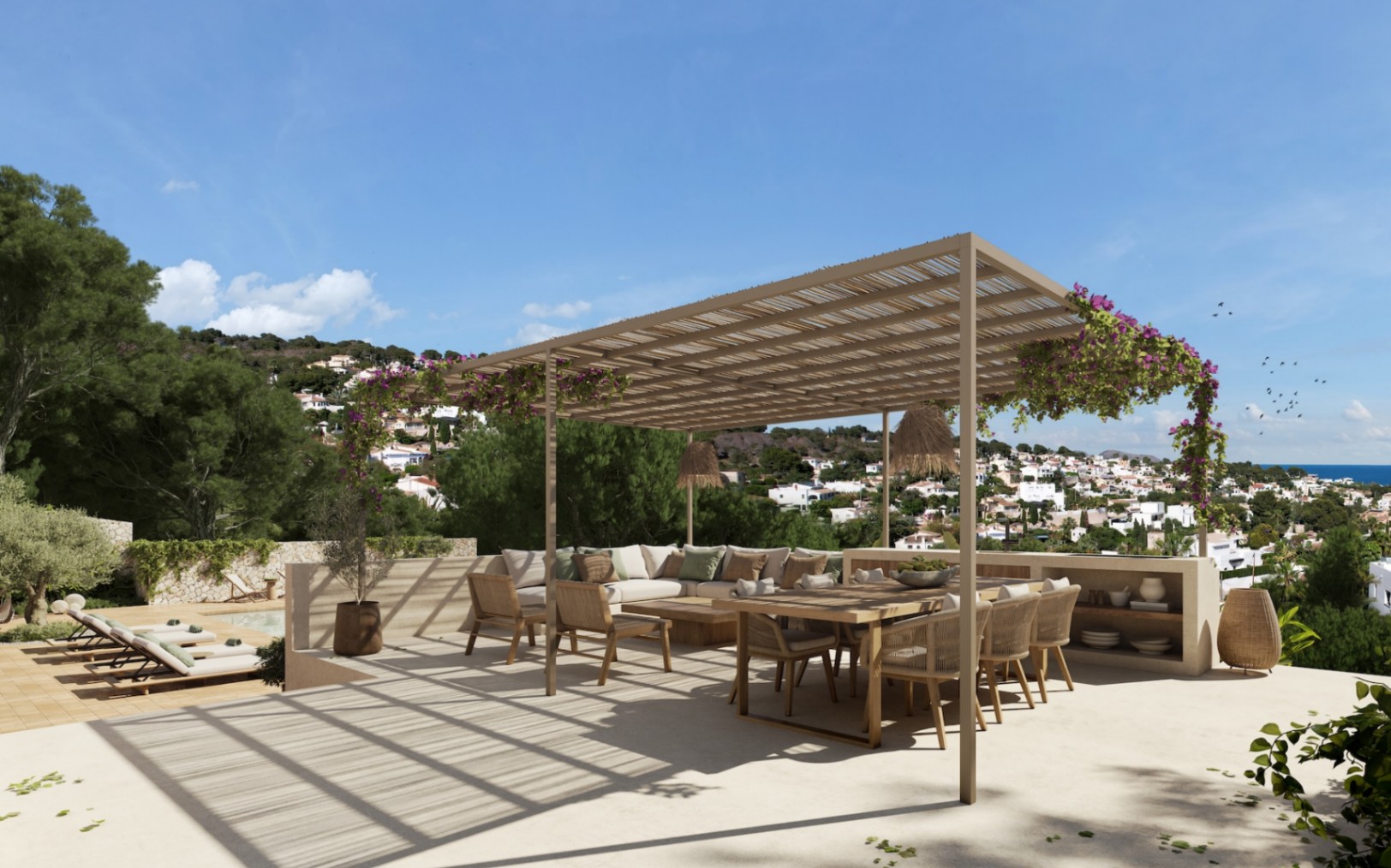 Renovated Villa in Benissa Costa, 2 Pools, Sea Views