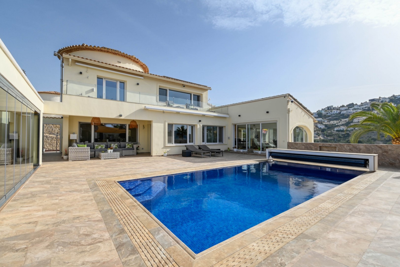 Villa con vista al mar en venta en Moraira, La Arnella