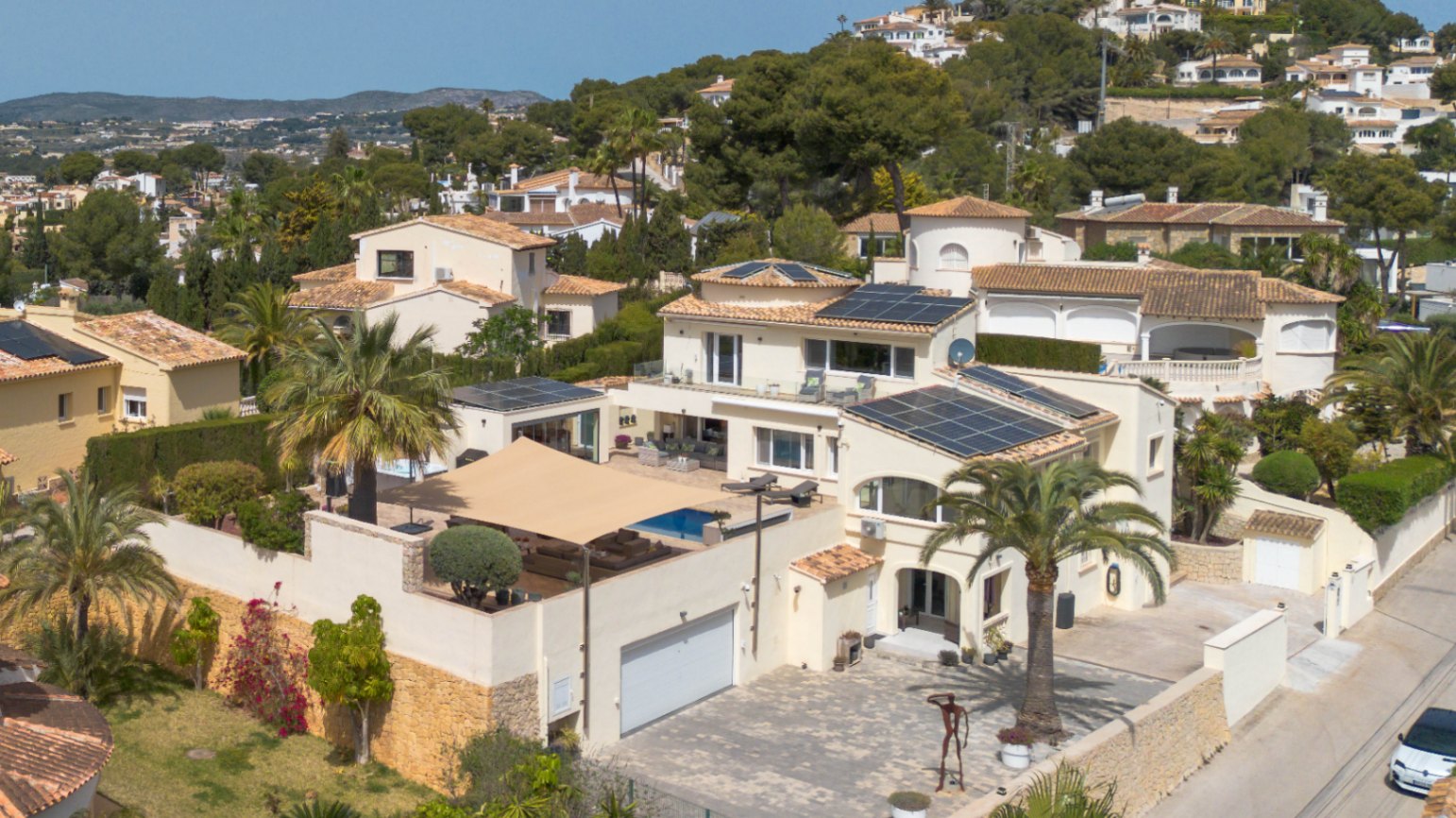 Villa con vista al mar en venta en Moraira, La Arnella