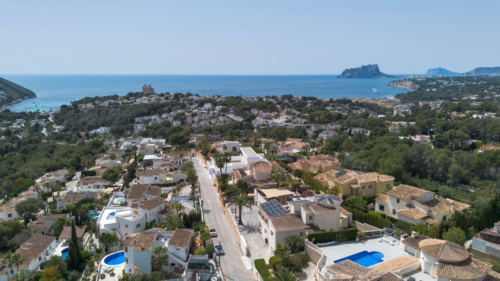 Villa con vista al mar en venta en Moraira, La Arnella