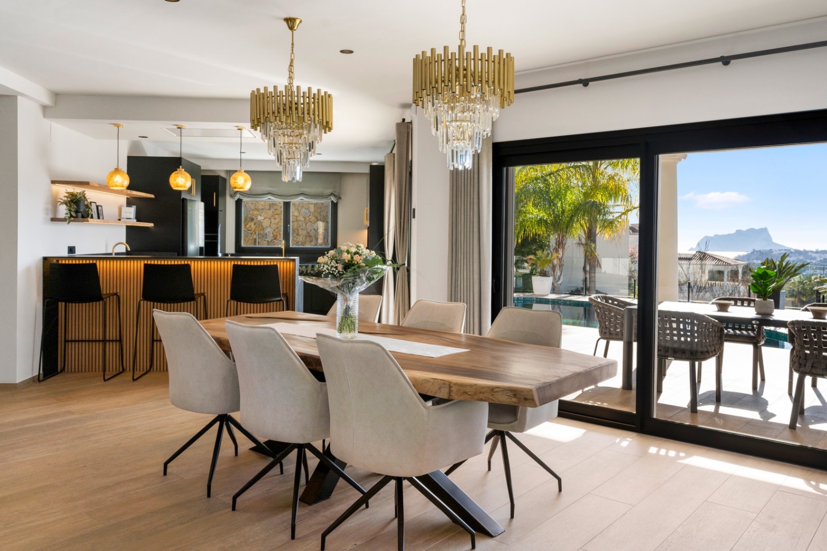 Villa de luxe avec vue sur la mer à vendre à Moraira, La Arnella