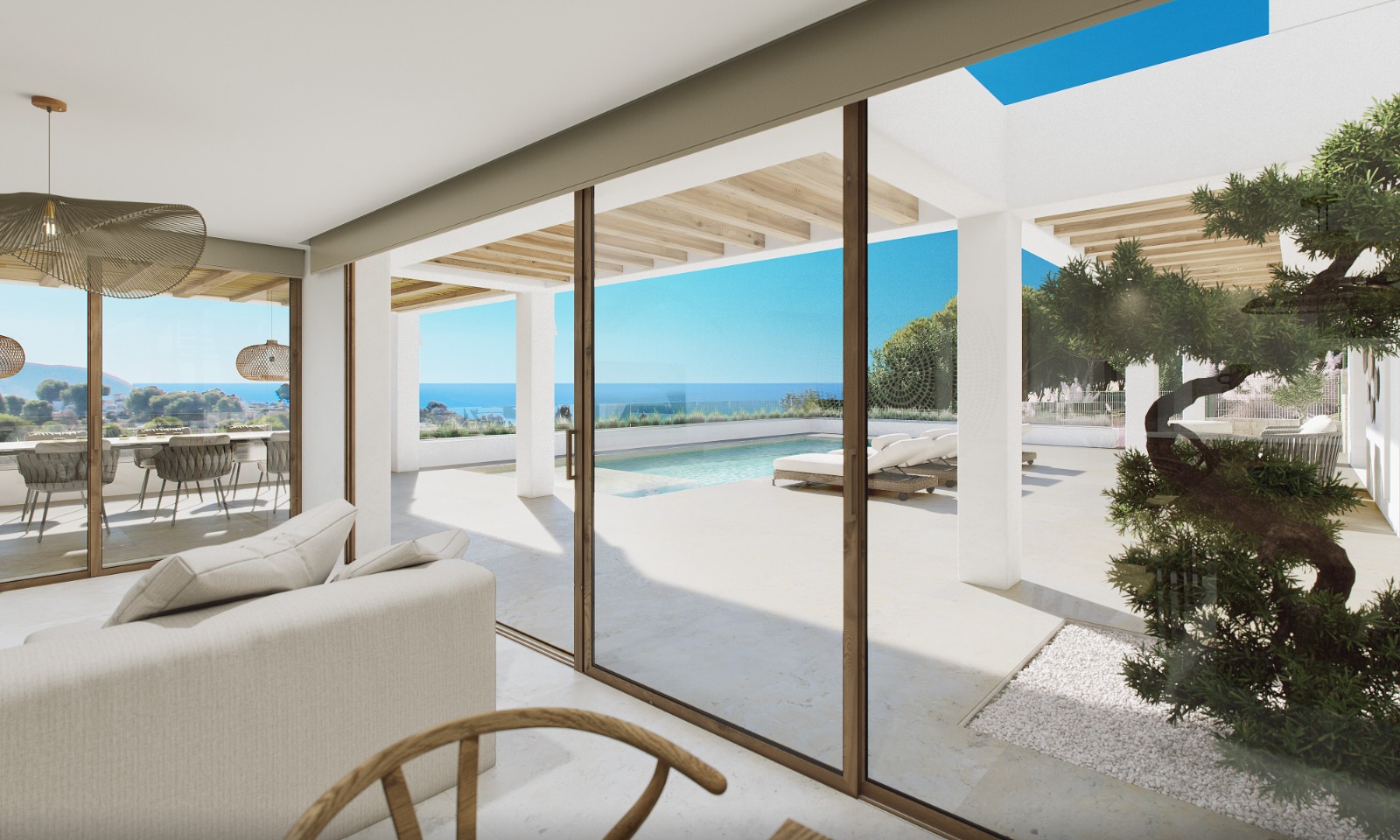 New built villa for sale in Moraira, El Tesoro