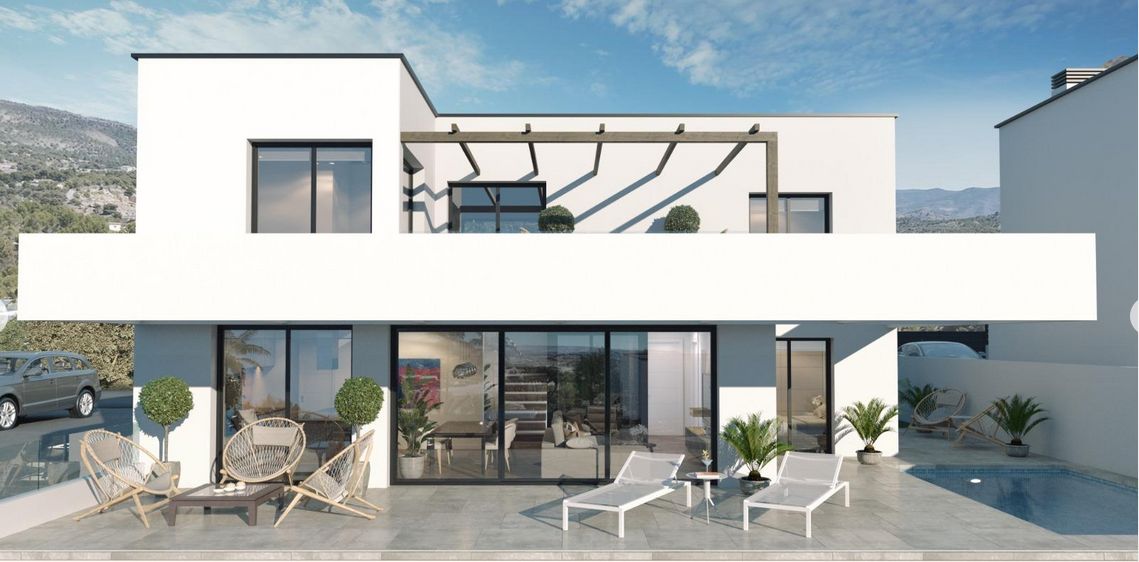 Villa à vendre avec 3 chambres et piscine à Finestrat, Alicante