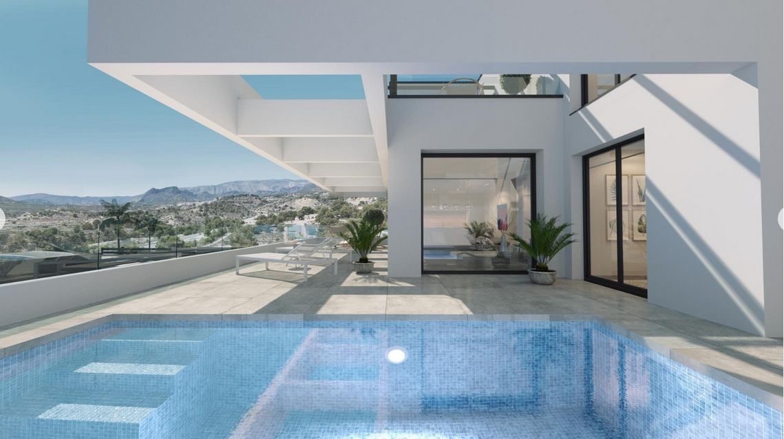 Villa à vendre avec 3 chambres et piscine à Finestrat, Alicante