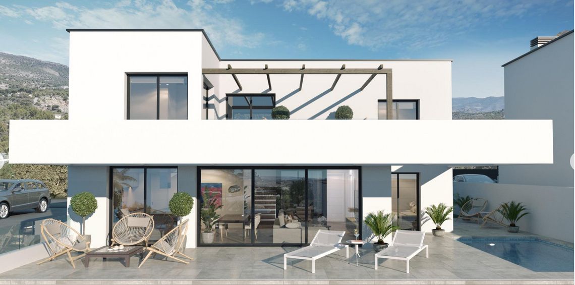 Villa à vendre avec 3 chambres et piscine à Finestrat, Alicante