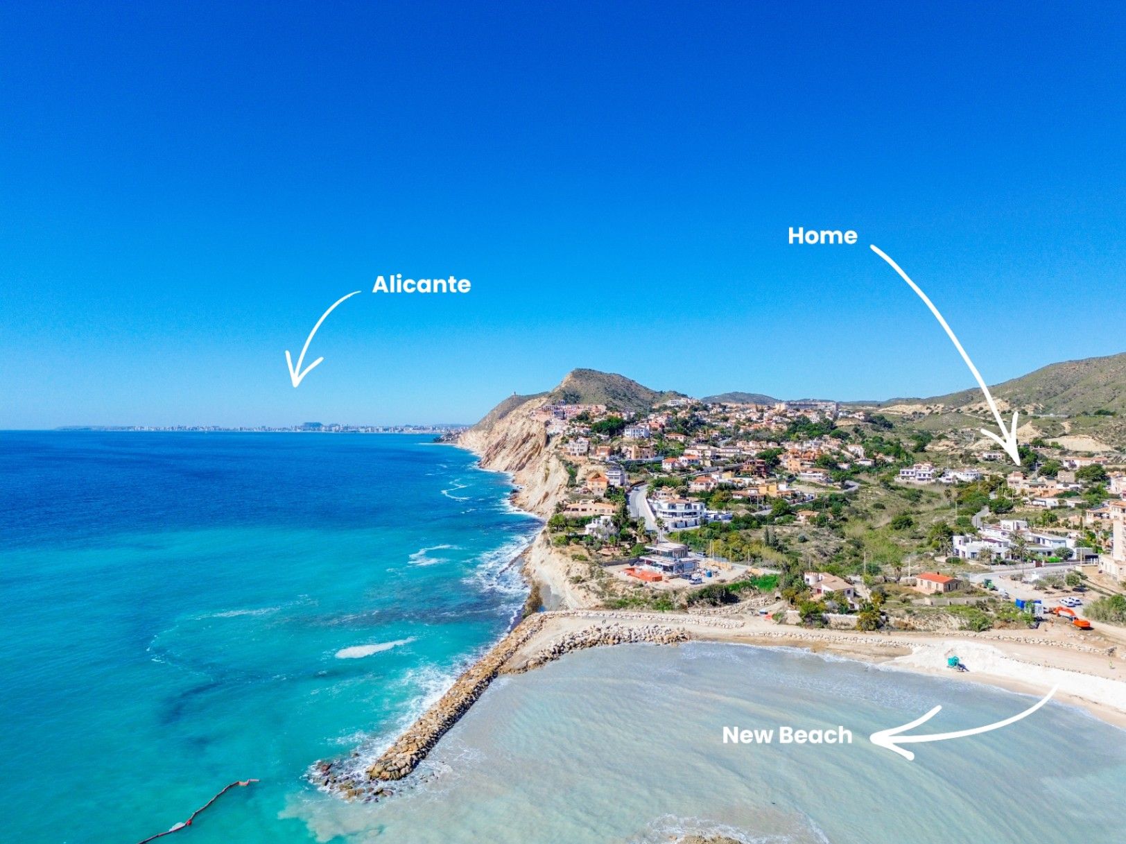 Mediterrane Villa mit Pool und Meerblick in Cala D'or, El Campello zu verkaufen