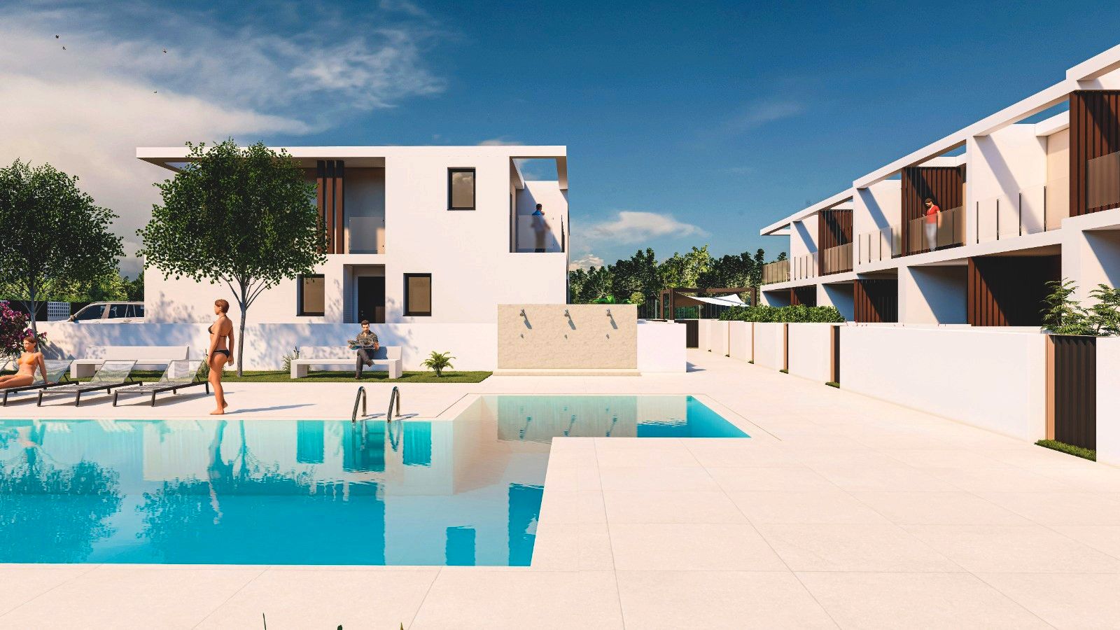Modern 3 Bed Townhouse for Sale in Sagra with Pool