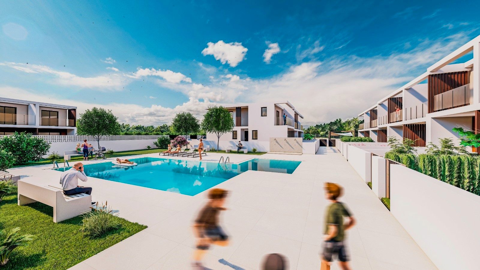 Modern 3 Bed Townhouse for Sale in Sagra with Pool