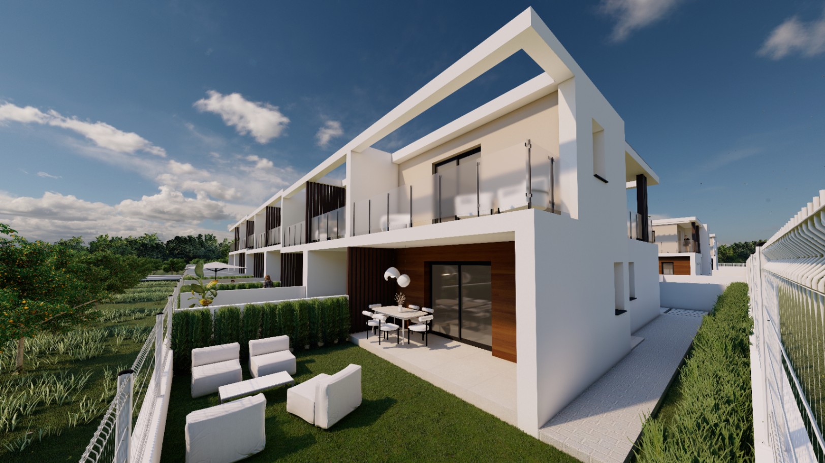 Modern 3 Bed Townhouse for Sale in Sagra with Pool