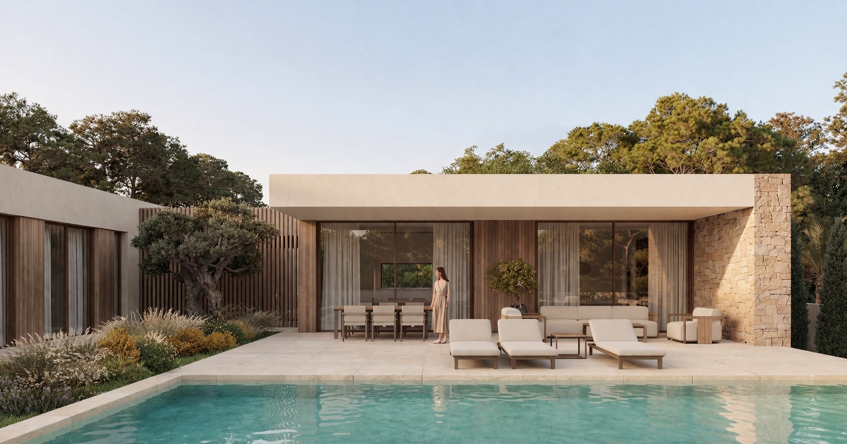 New build villa under construction, Moraira