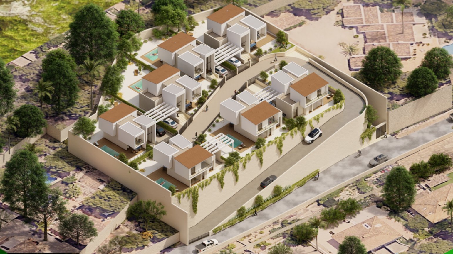 Modern villa for sale with private pool in La Nucía