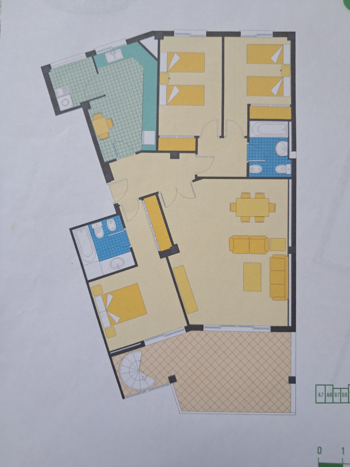 Short-term seasonal rental apartment in Colinas de Altea