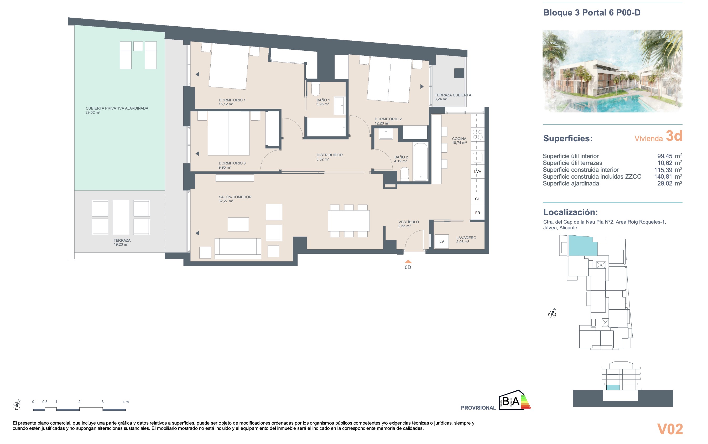 Modern apartment in Jávea – Walking distance to Port