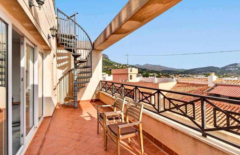 1 Slaapkamer Penthouse in Calpe met Privé Dakterras