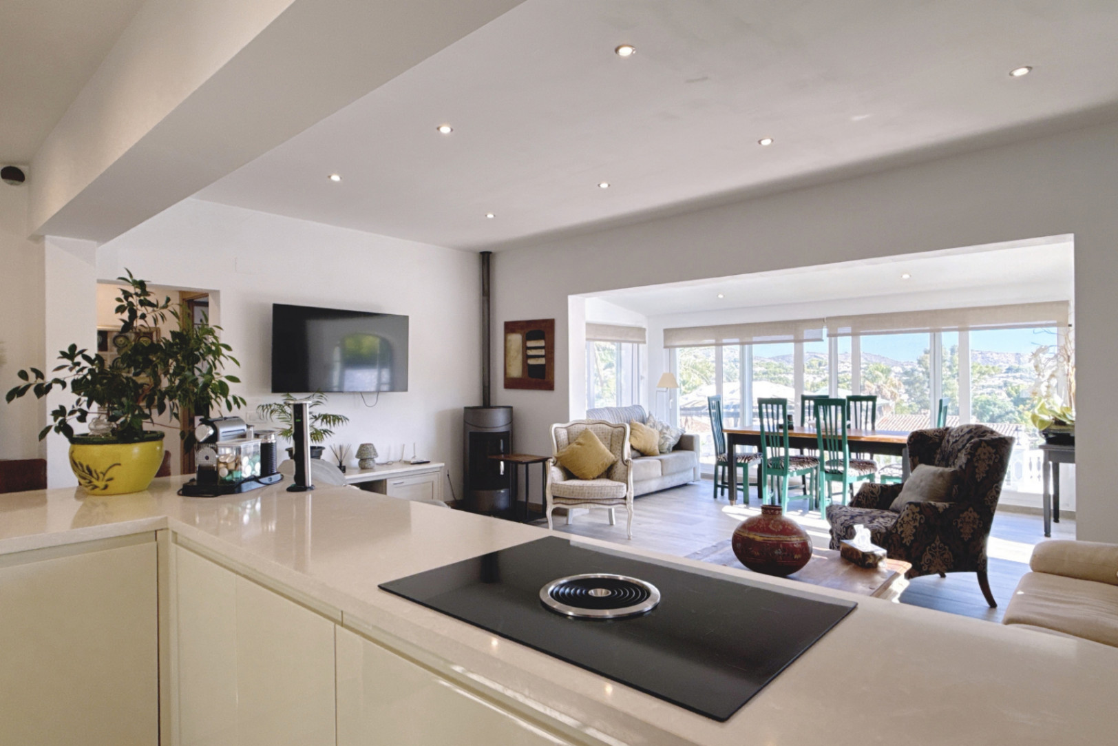 3-Zimmer-Villa in Moraira mit offenem Blick