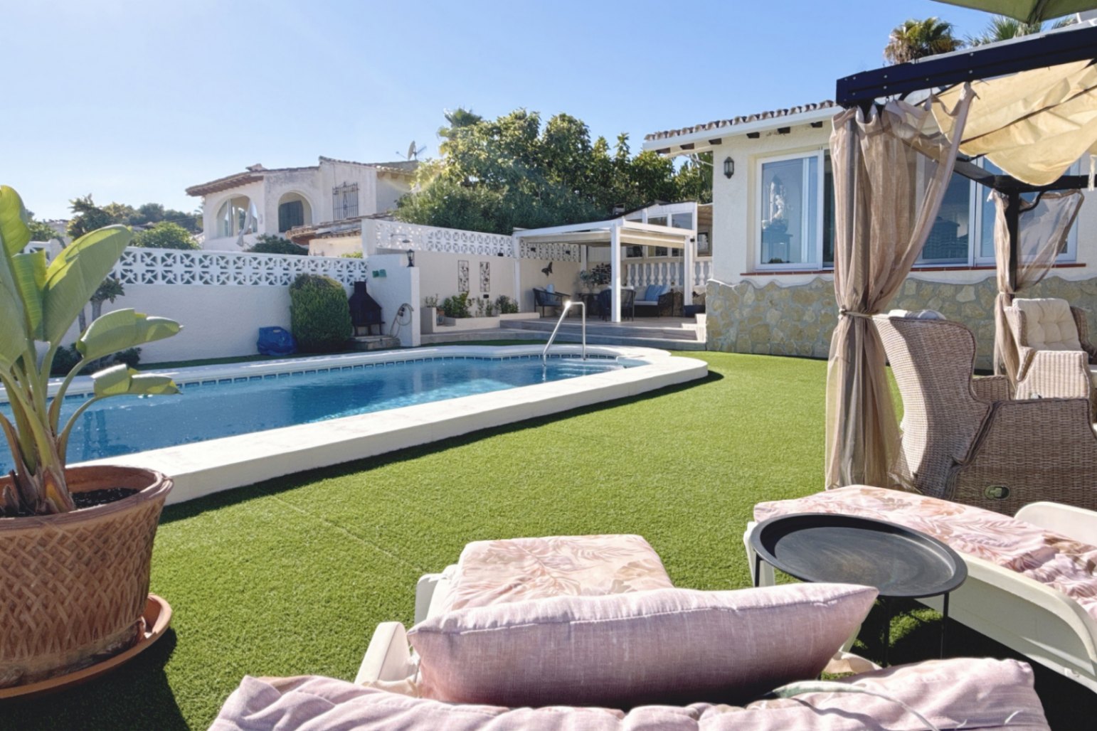 3-Zimmer-Villa in Moraira mit offenem Blick