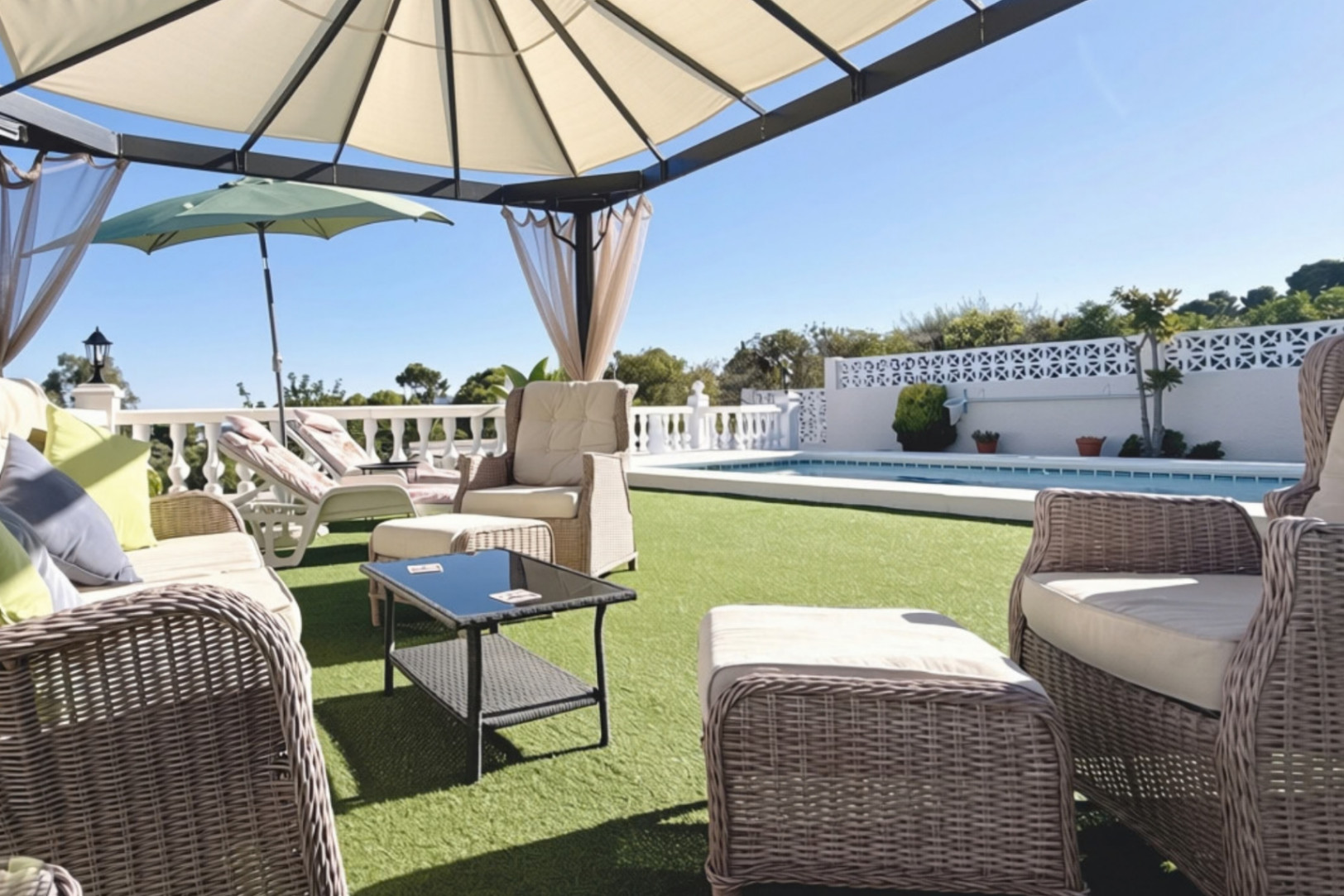 3-Zimmer-Villa in Moraira mit offenem Blick