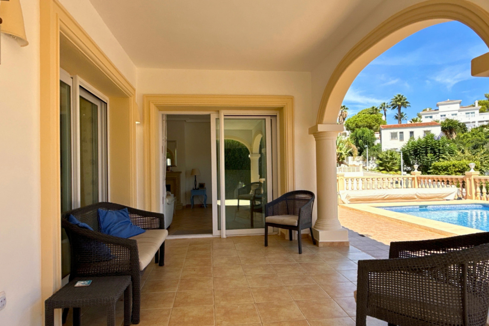 3 Schlafzimmer Villa in Moraira mit beheiztem Pool