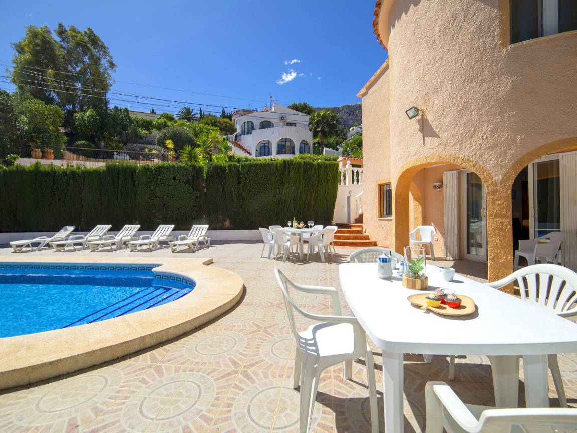 6 Bedroom Detached Villa in Calpe with Private Pool