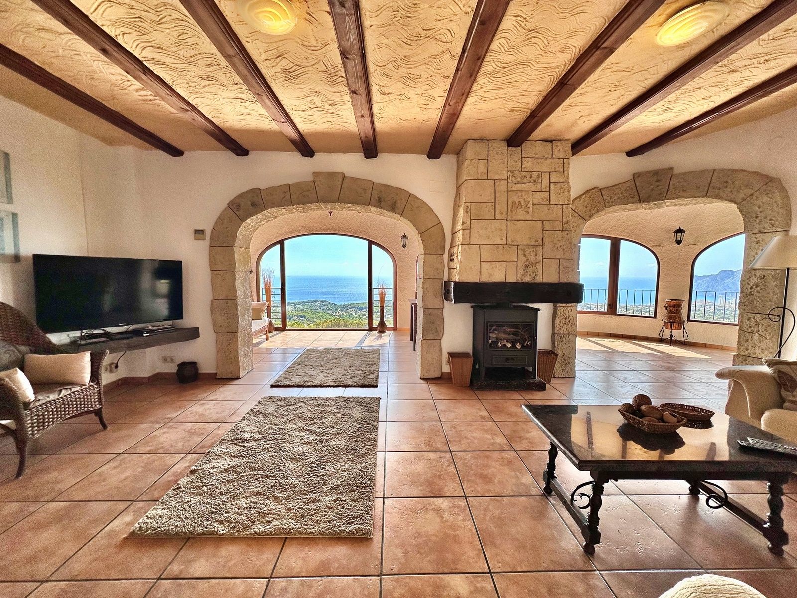Detached villa for sale with panoramic sea views in Benissa