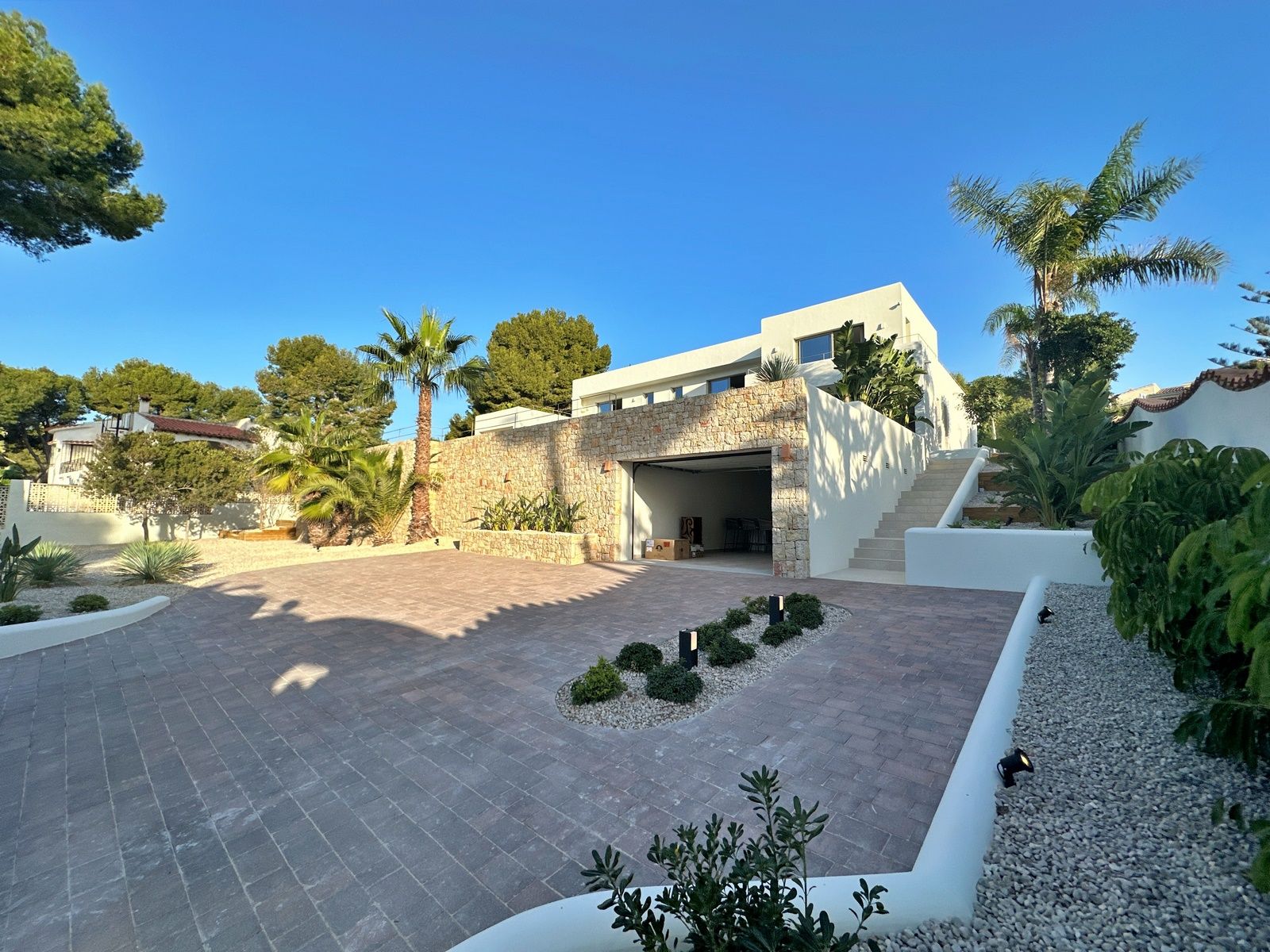Luxury Ibiza style villa for sale in San Jaime, Moraira
