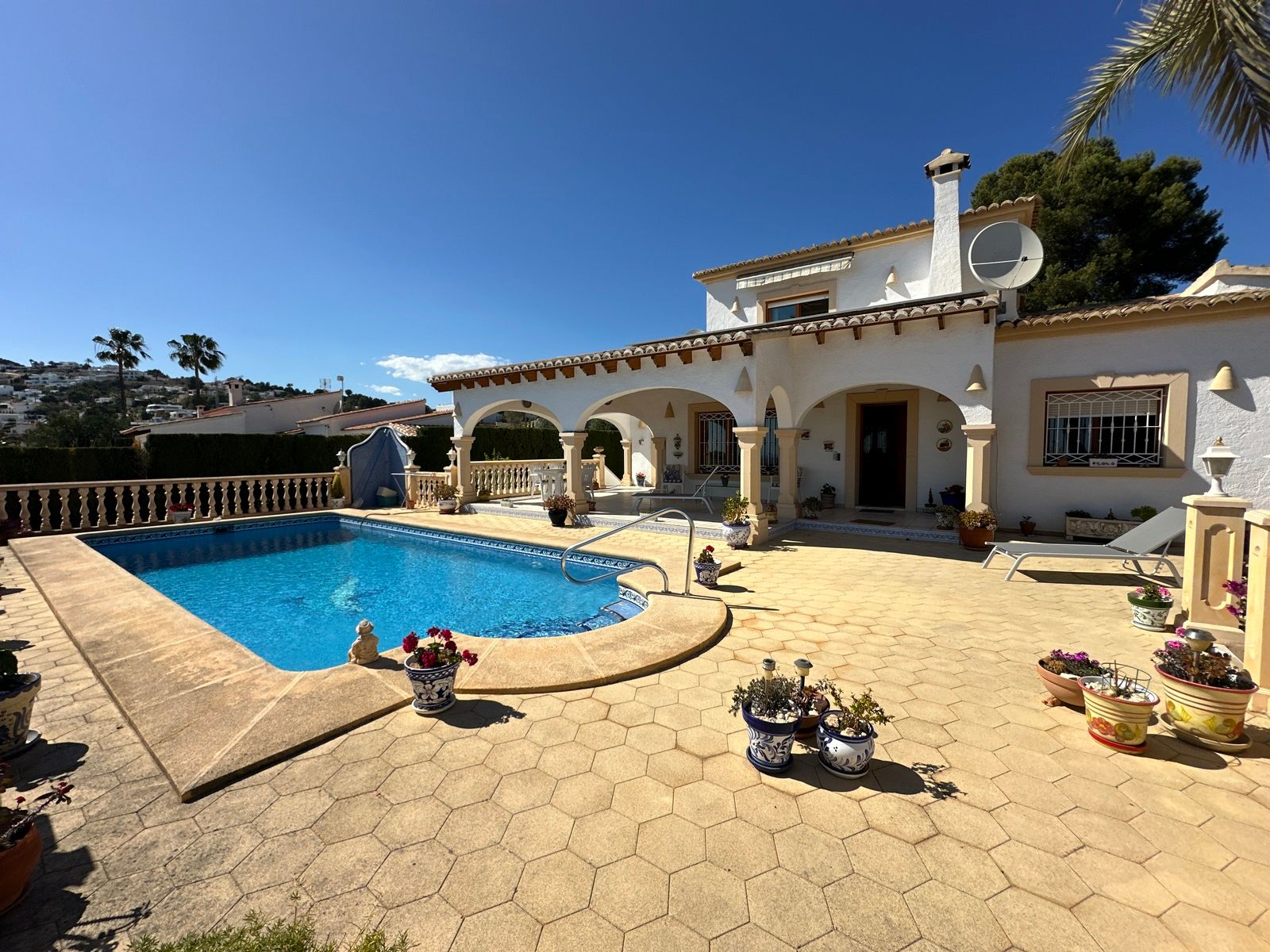 Villa zu verkaufen mit Meerblick, Moraira
