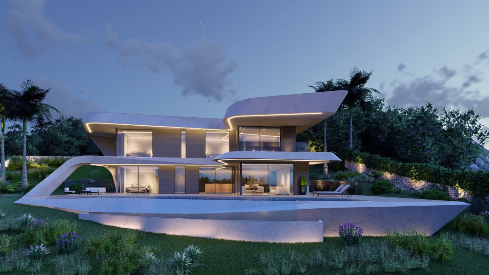 CHRONOS VILLA - MODERN VILLA, NEAR THE BEACH WITH PANORAMIC VIEWS
