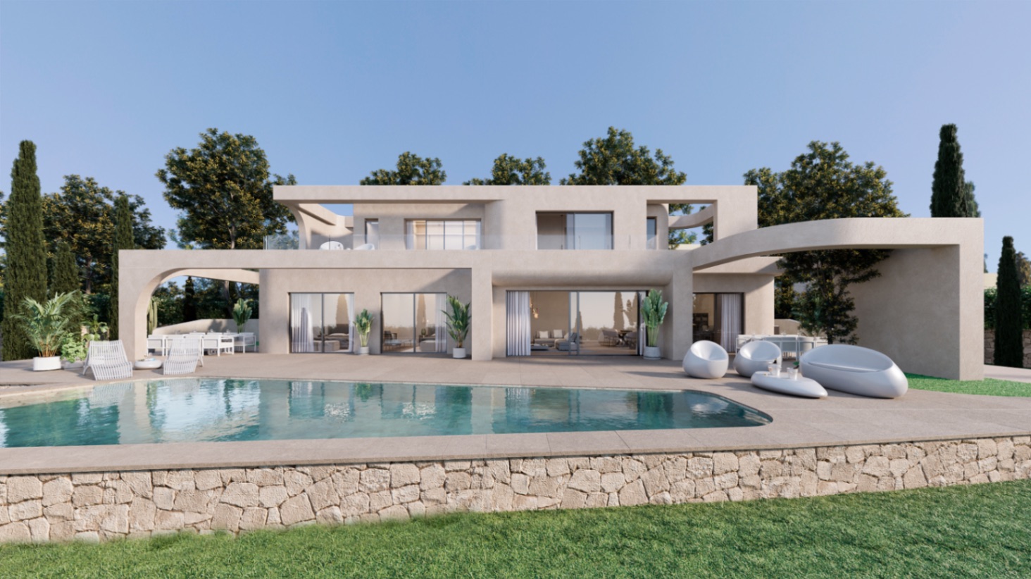 Villa for sale with 4 bedrooms and a pool in Jávea, Alicante.