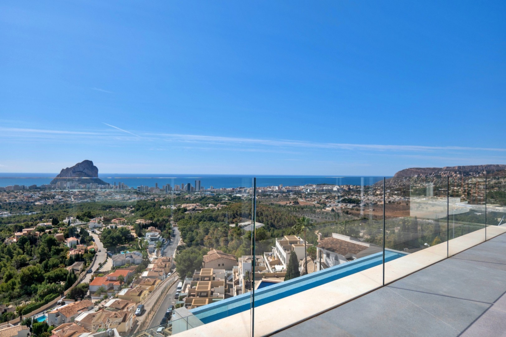 Luxury modern villa for sale in Calpe with panoramic views 