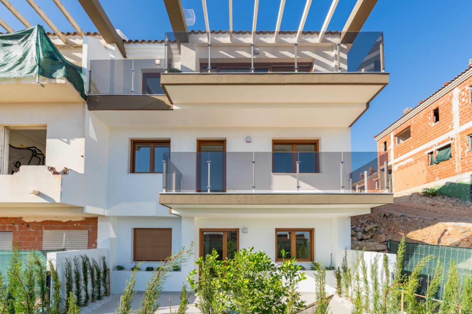 New project under construction of 4-bedroom semi-detached homes in La Nucia