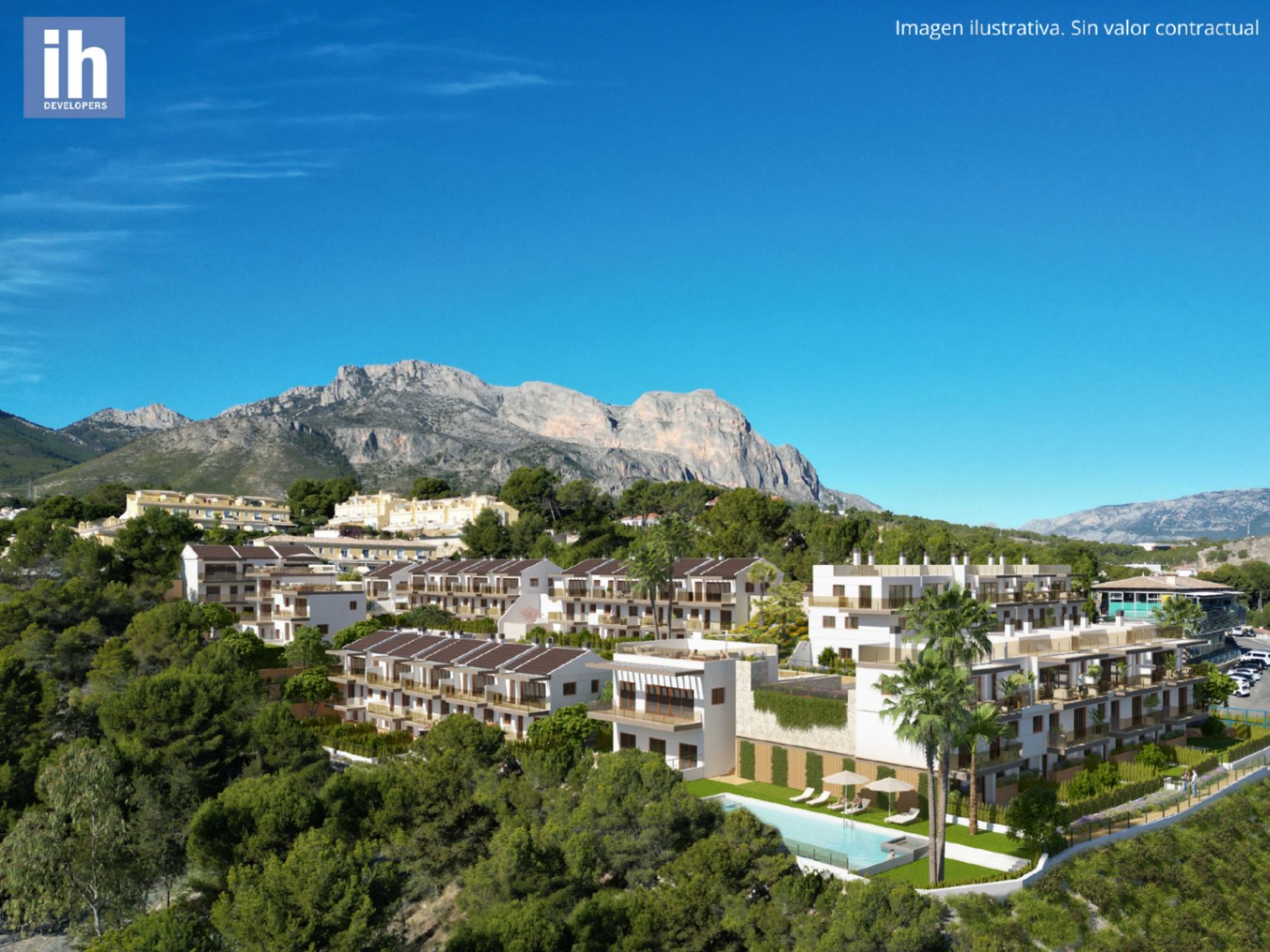 New project under construction of 4-bedroom semi-detached homes in La Nucia