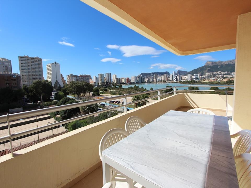 This fantastic frontline sea view apartment for sale in Calpe is situated on the