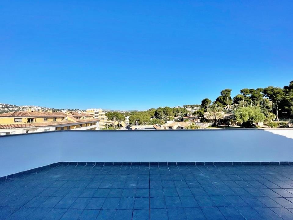 New build penthouse in the town centre of Moraira