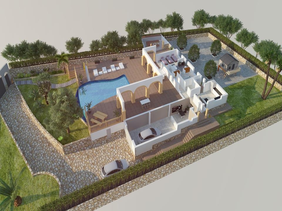 Cette villa familiale de luxe à Jávea est située au bout dun cul-de-sac dans